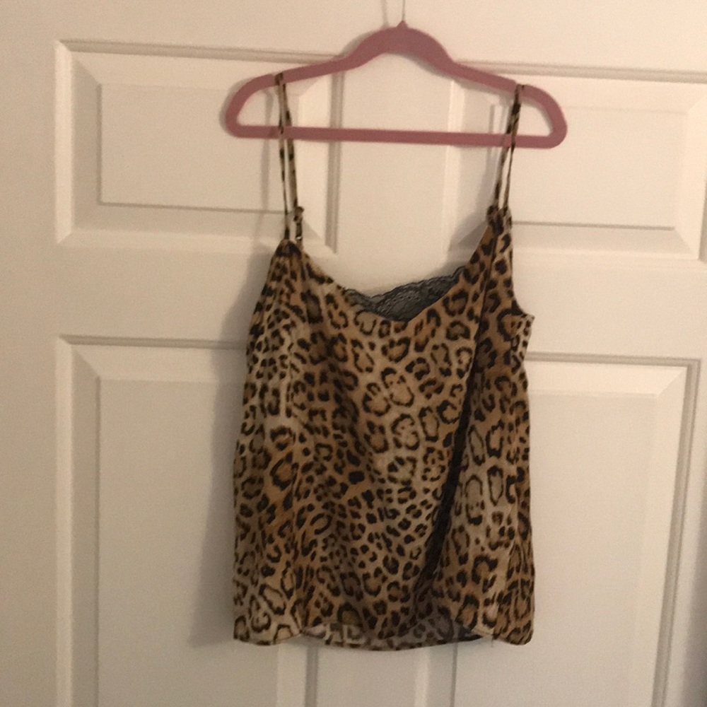 Brand new Zara cheetah print lacy shirt